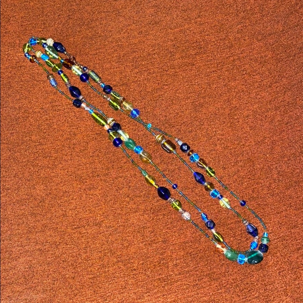 Beaded necklace.